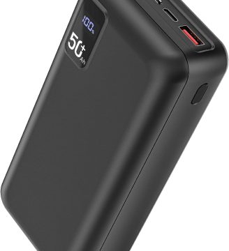 Power Bank 50000mAh 22.5W Fast Charging Portable Charger USB-C Quick Charge with 3 Outputs & 2 Inputs LED Display Huge Capacity External Battery Pack for Most Electronic Devices on The Market